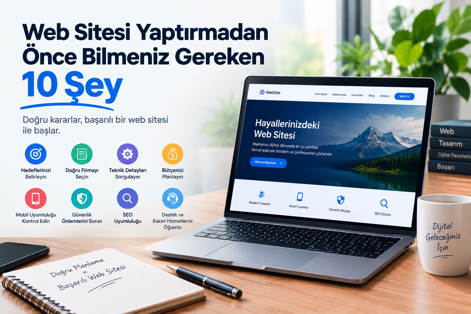 Web Sitesi Yaptırmadan Önce Bilmeniz Gereken 10 Şey