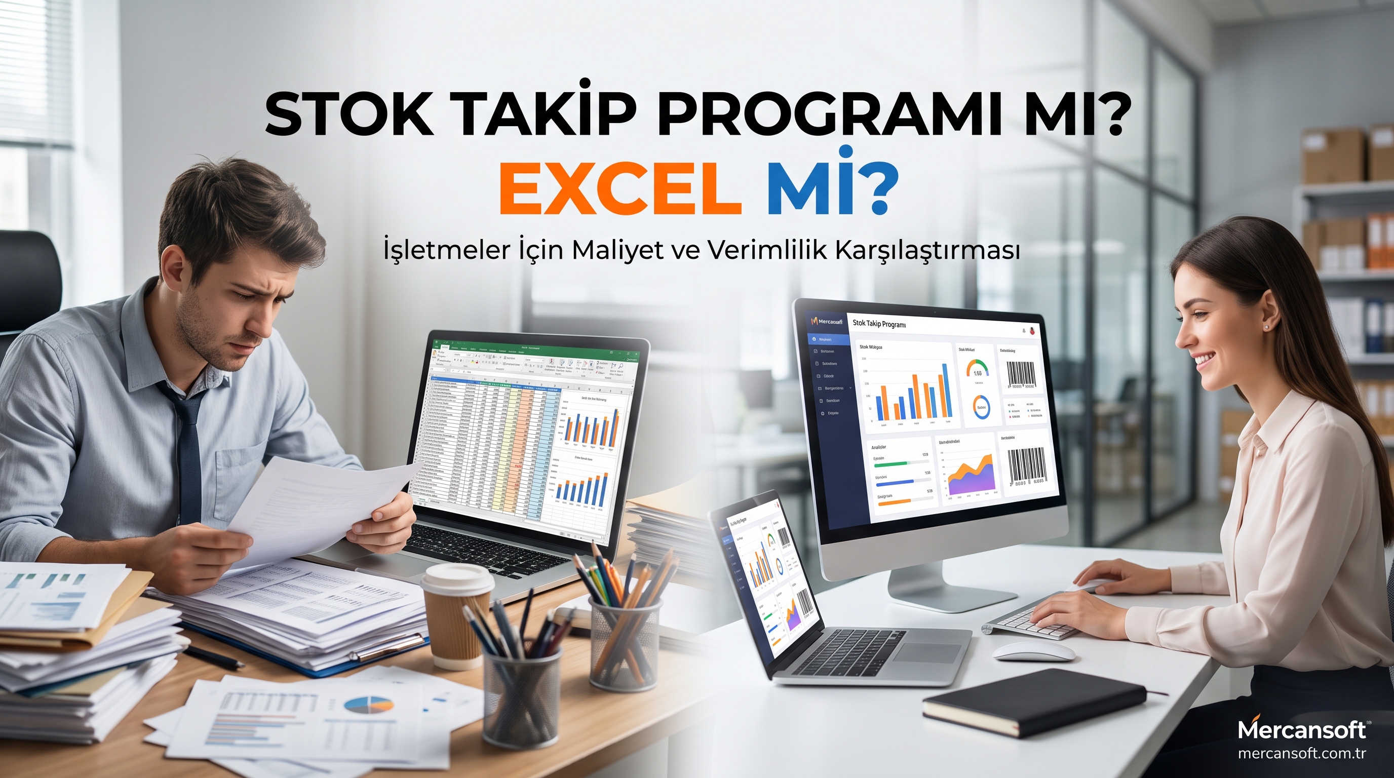 Stok Takip Programı mı Excel mi? İşletmeler İçin Maliyet ve Verimlilik Karşılaştırması